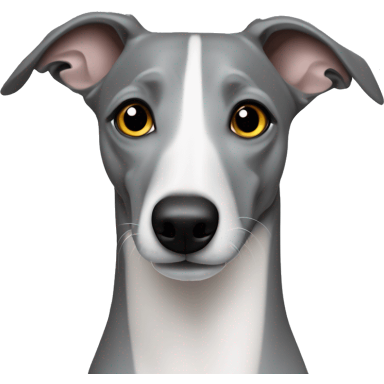 Whippet grey  emoji