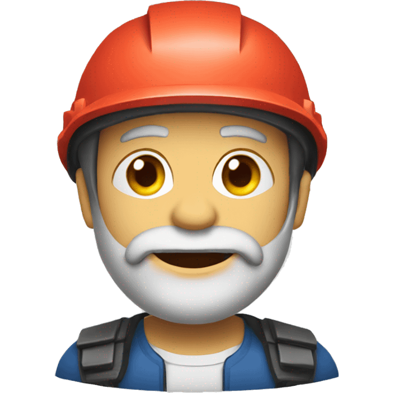 Lula com capacete emoji