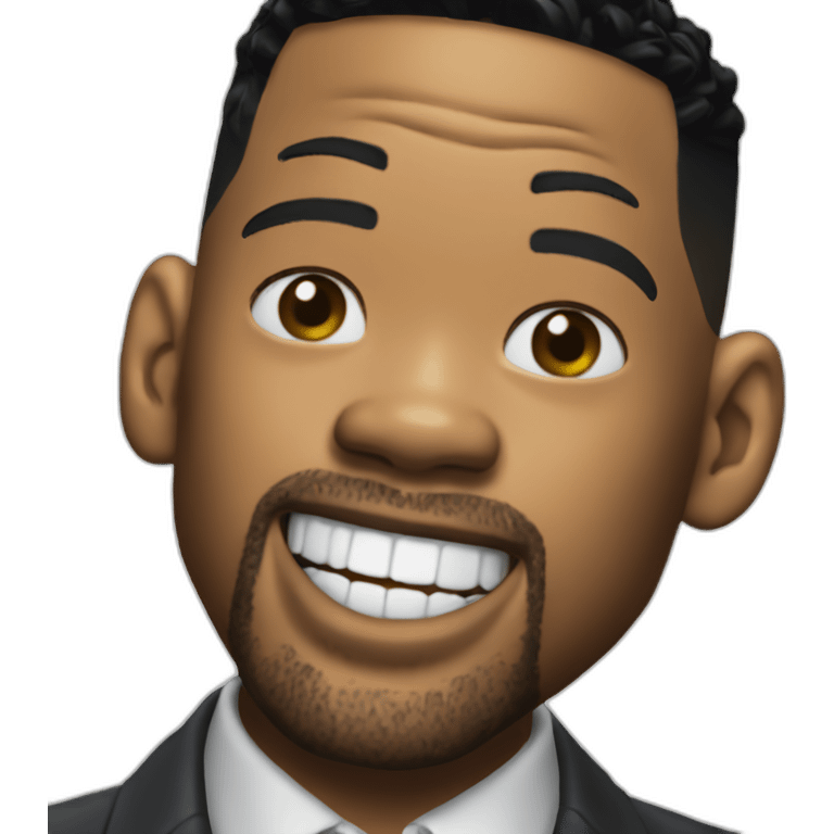 will smith smashing chris rock emoji