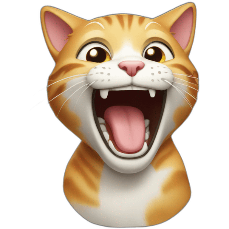 Laughing cat emoji