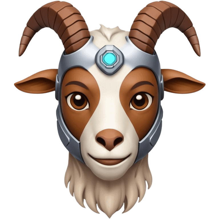 Cybernetic Goat(Ram) man emoji