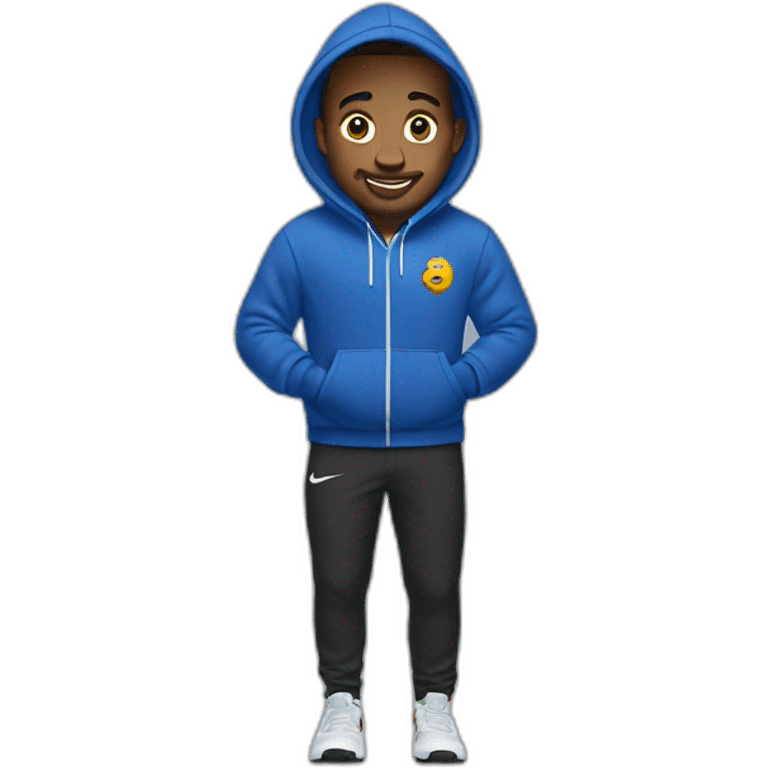 Emmanuel werring a Nike hoodie emoji