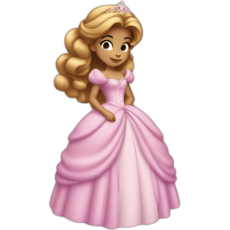 Demure Disney princess emoji