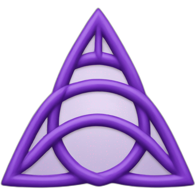 purple triquetra emoji