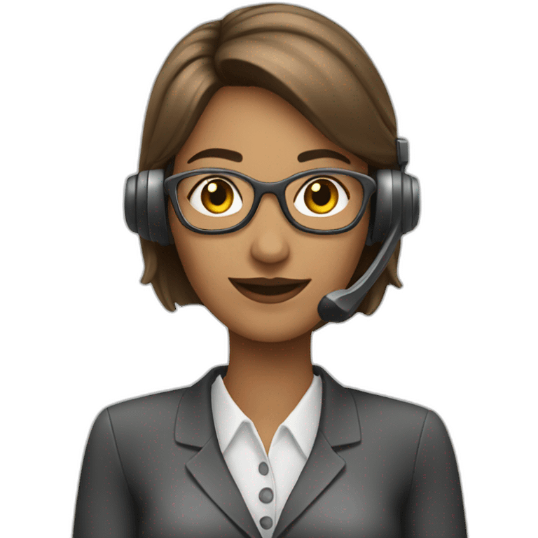 woman teleoperator emoji