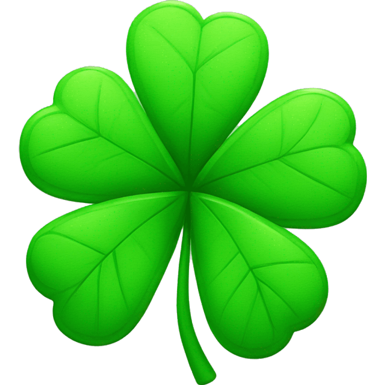 four leaf clover emoji