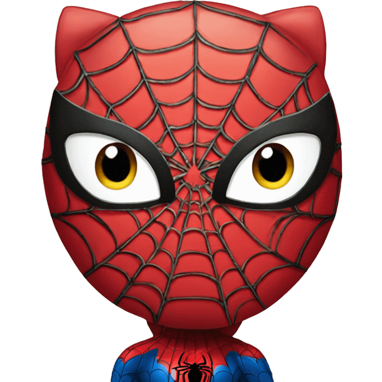 hello kitty spiderman emoji