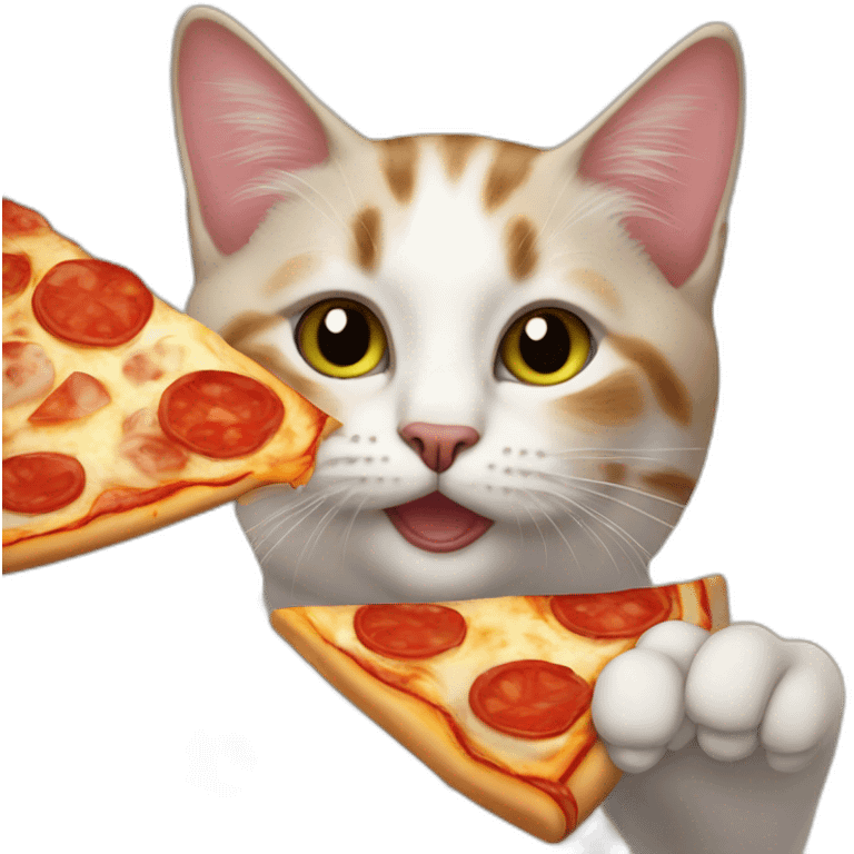 Pizza cat emoji