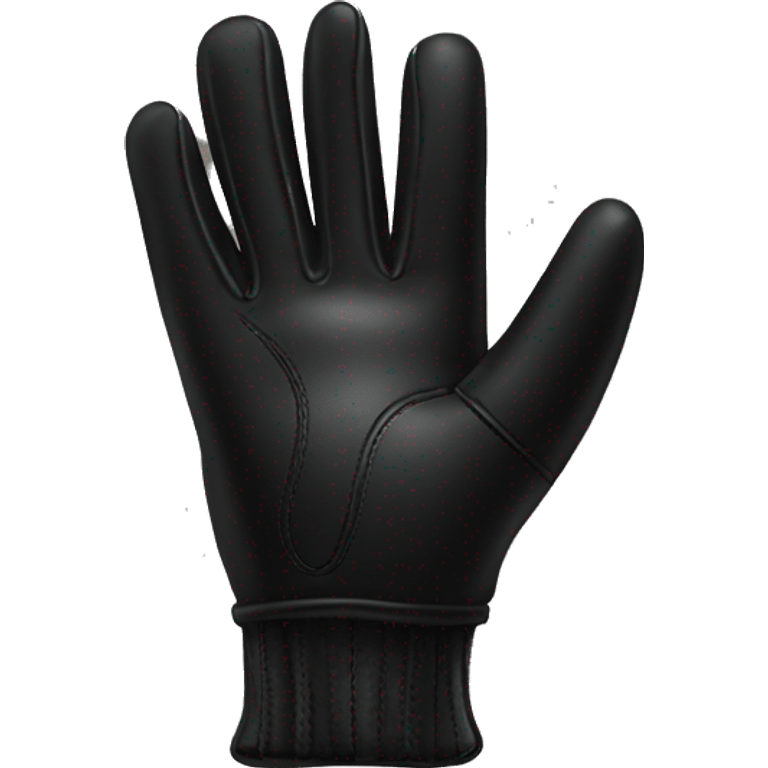 black leather glove emoji