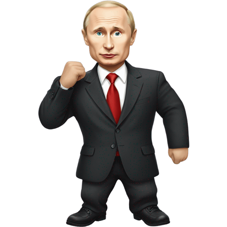 Vladimir Putin playing dress up  emoji