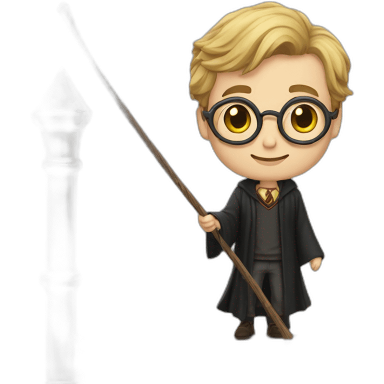 Harry Potter sur un balai emoji