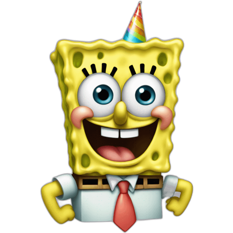 Spongebob birthday emoji