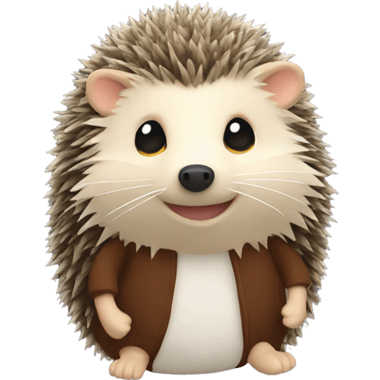 Hedgehog plushie emoji