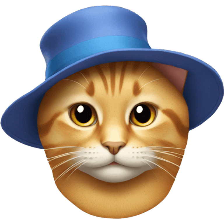 Cat in a hat emoji