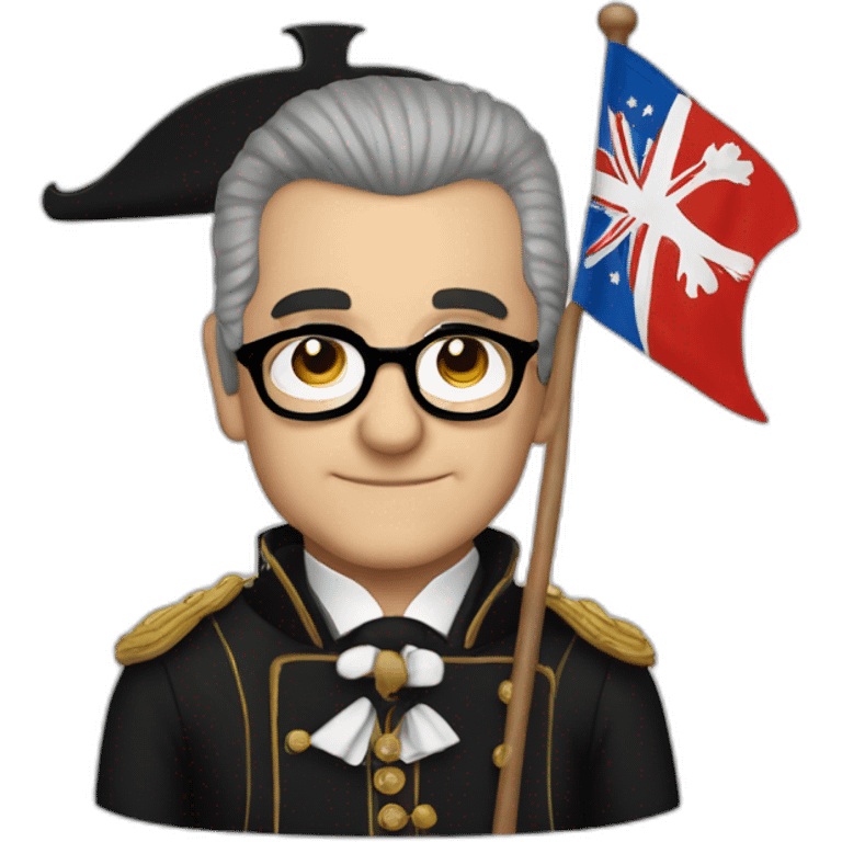 Martin Scorsese with a Corsican flag emoji