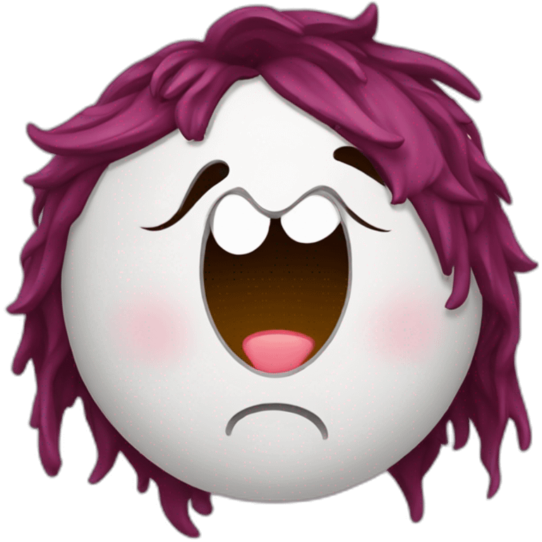 disheveled girl berry emoji