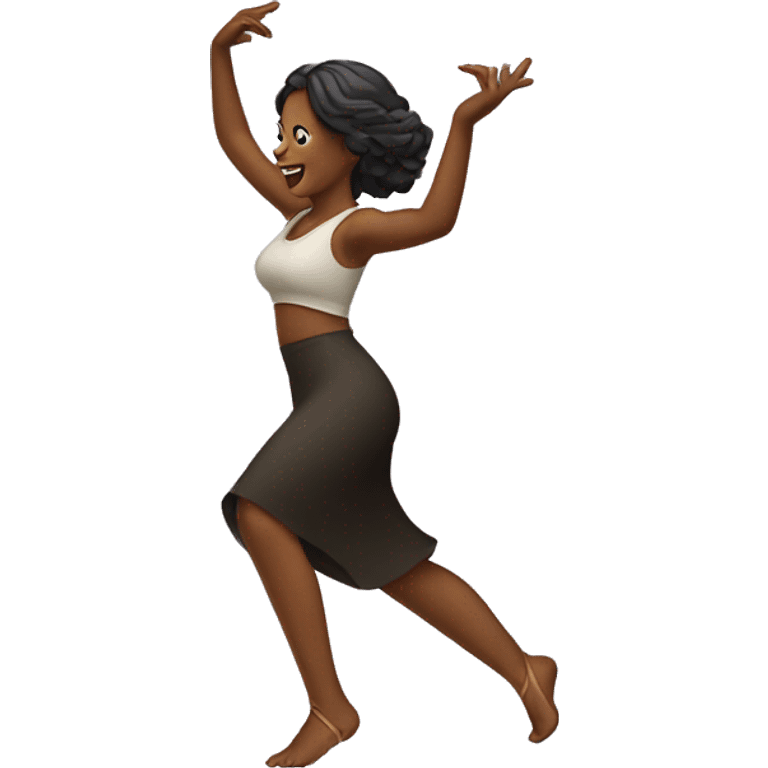 A women dancing  emoji