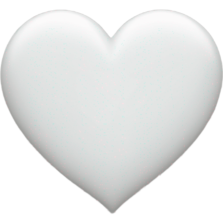 White heart emoji