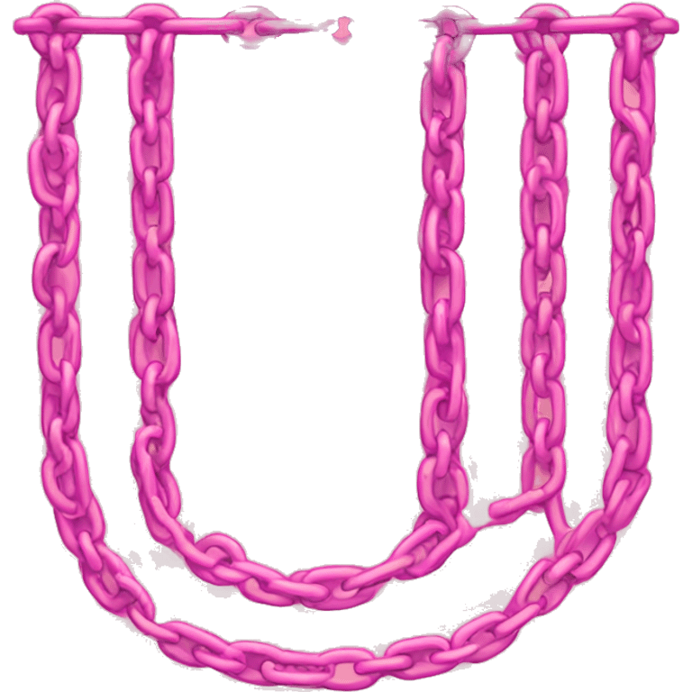 Pink chains emoji