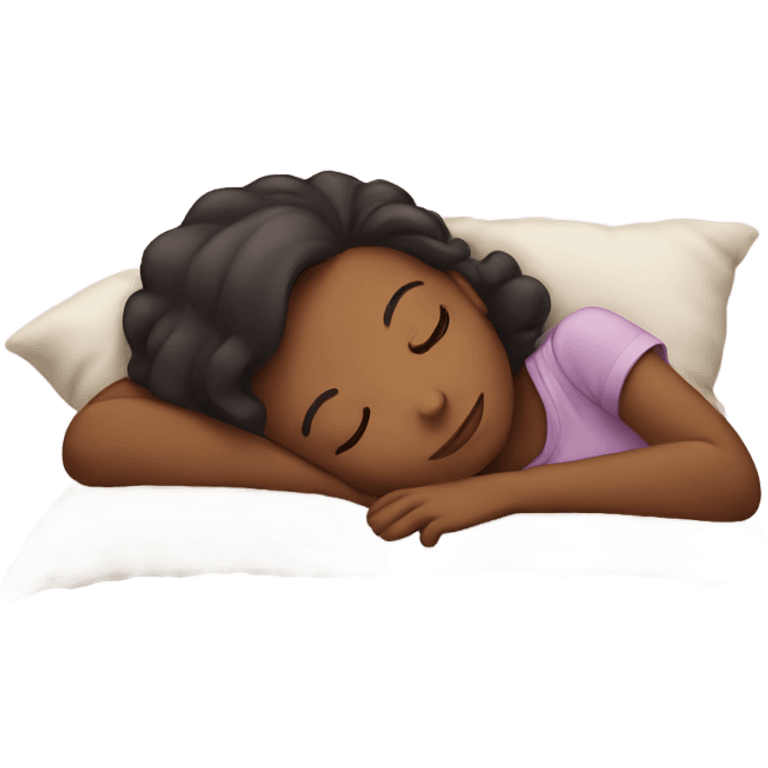 Girl sleeping  emoji