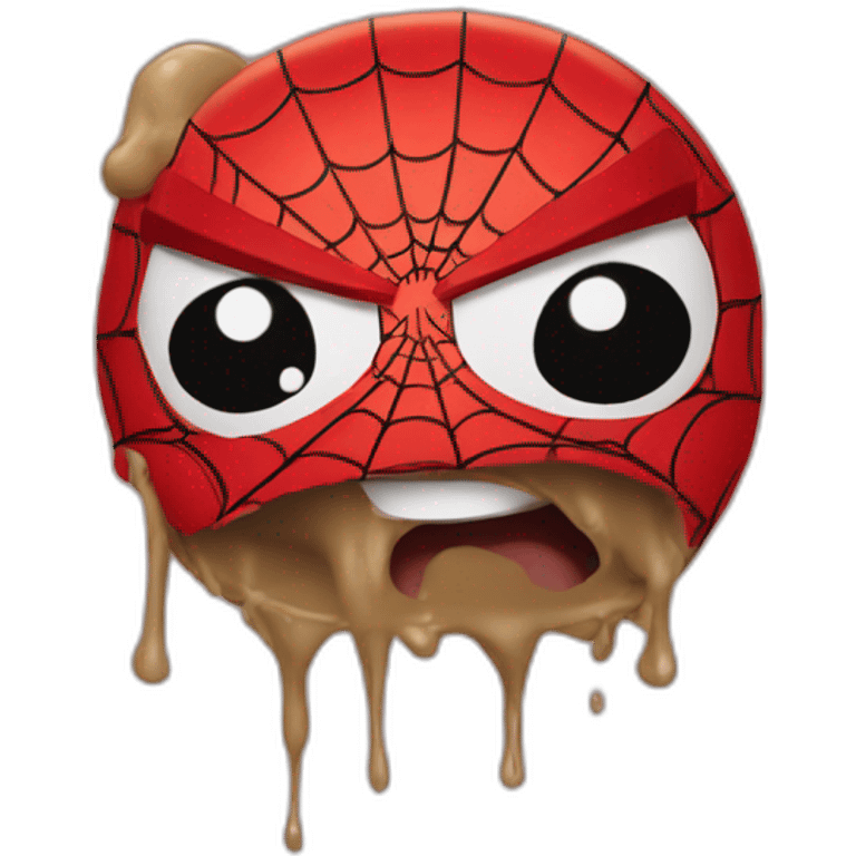 Spider-Man poops emoji