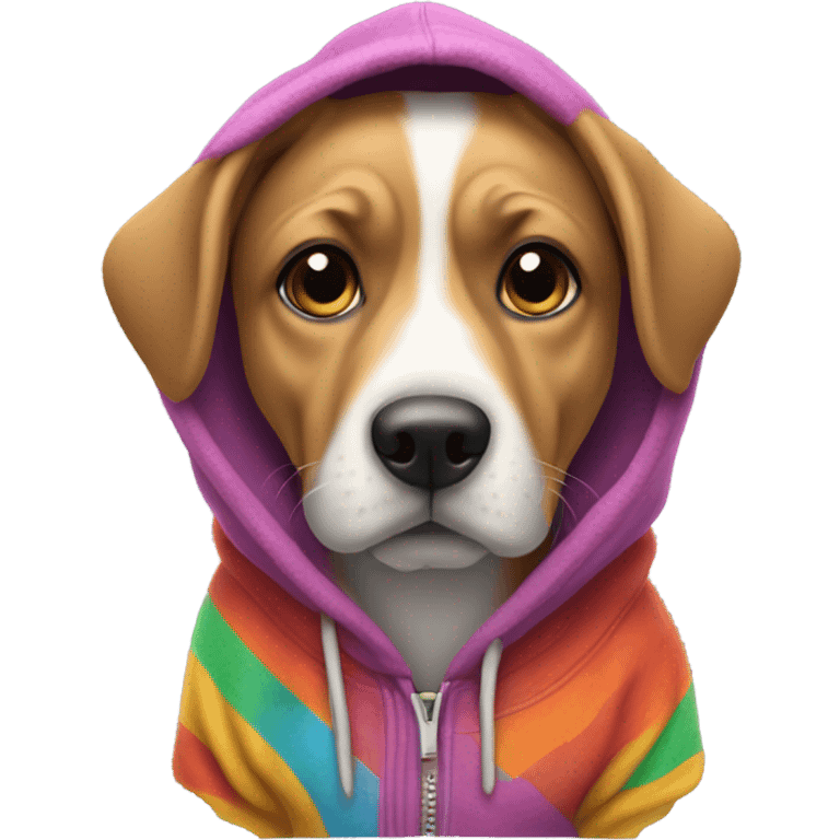 dog with a hoodie emoji