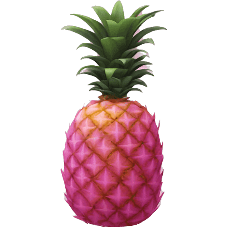 Pink pineapple  emoji