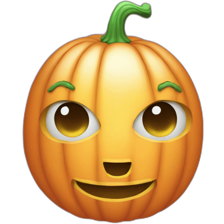 Pumpkin with. emoji