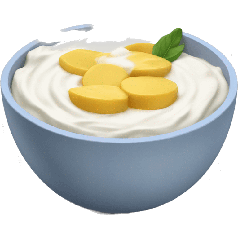 Yoghurt bowl emoji