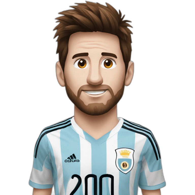 messi argentina emoji