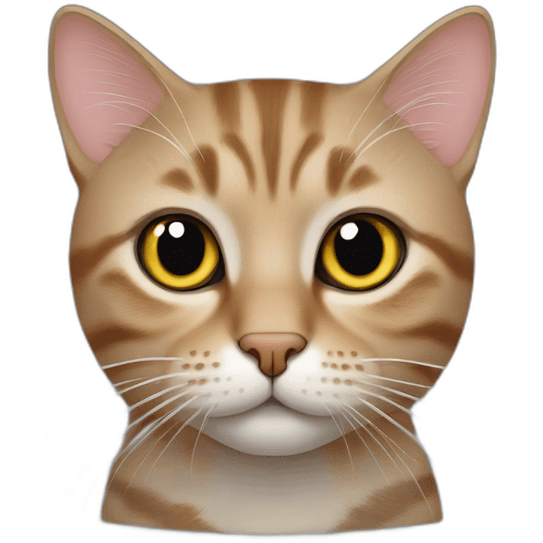 scottish straight tabby cat emoji