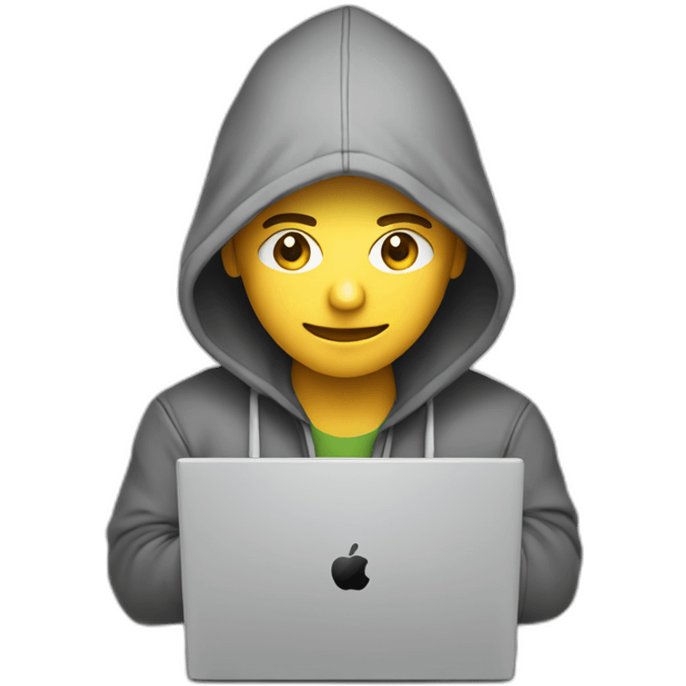 software-engineer-man-hoodie-laptop emoji