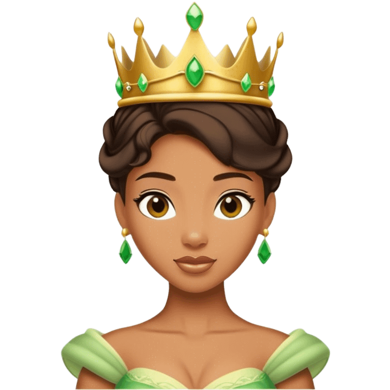 princess tiana crown emoji