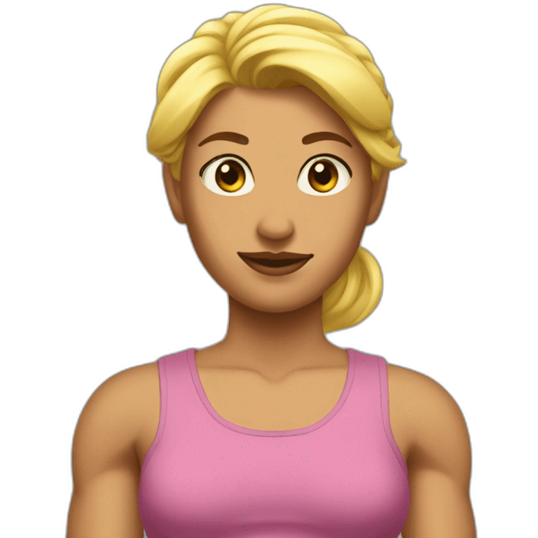 Femme tres Musclé emoji