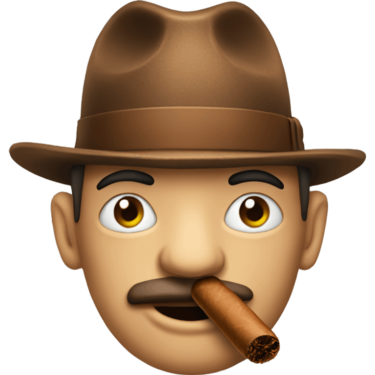 talking cigar emoji