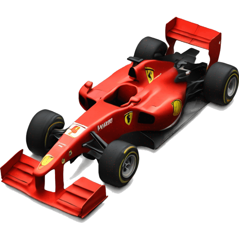 F1 Ferrari car emoji