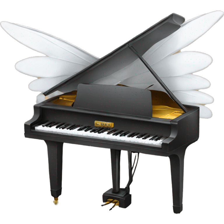 PIANO WITH WINGS emoji