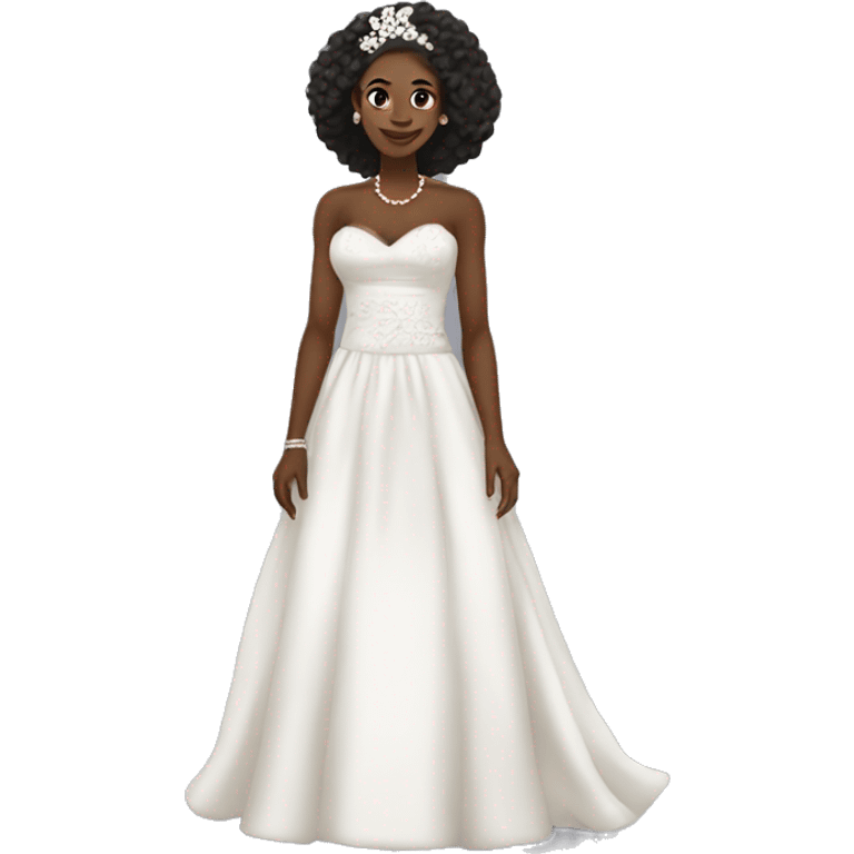 nigeria wedding full body  cartoon african wif o te left  emoji