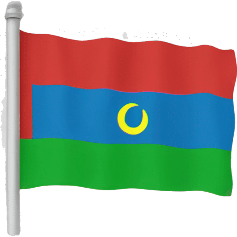 Dagestan flag  emoji