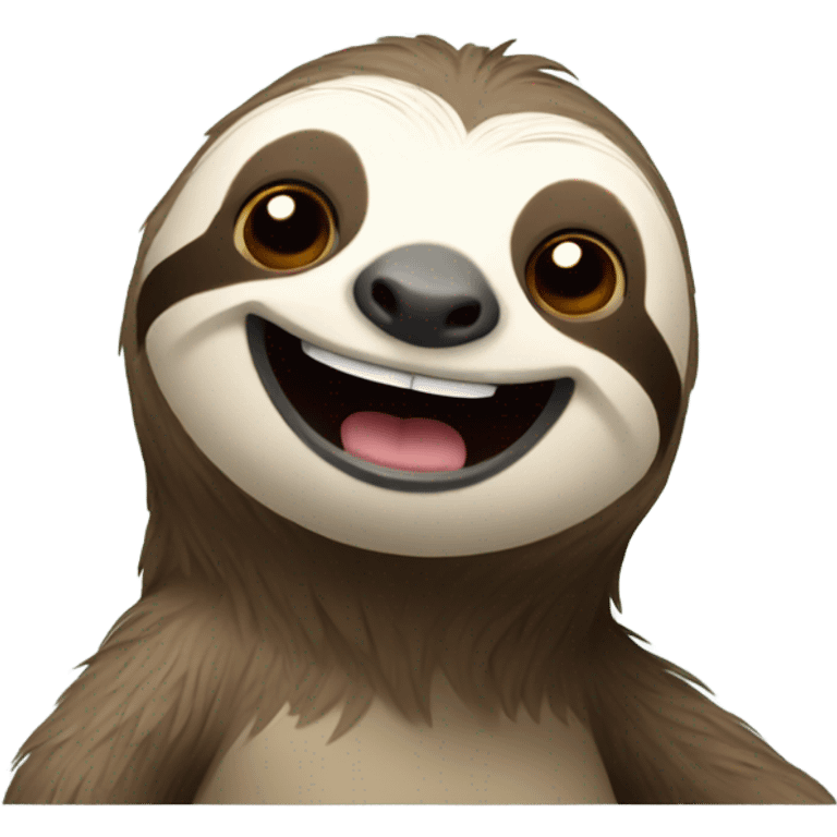 smiled sloth emoji