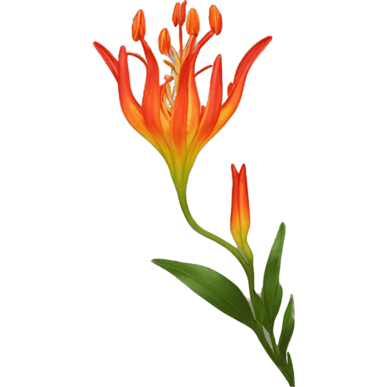 Flame lily emoji