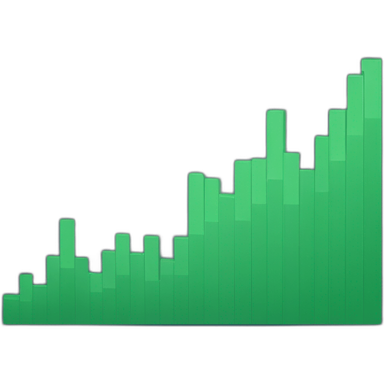 green graph going up emoji