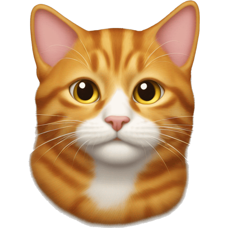 ginger cat lies on its back emoji