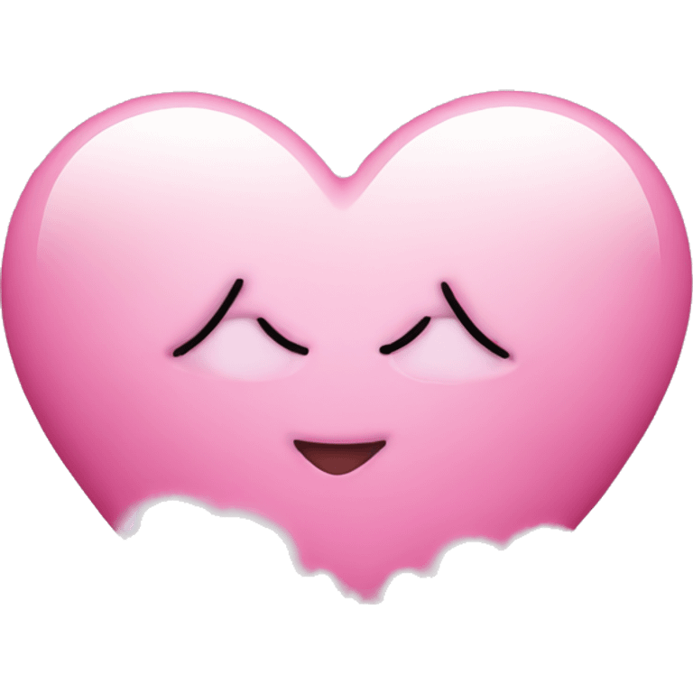 pink heart with cloud emoji