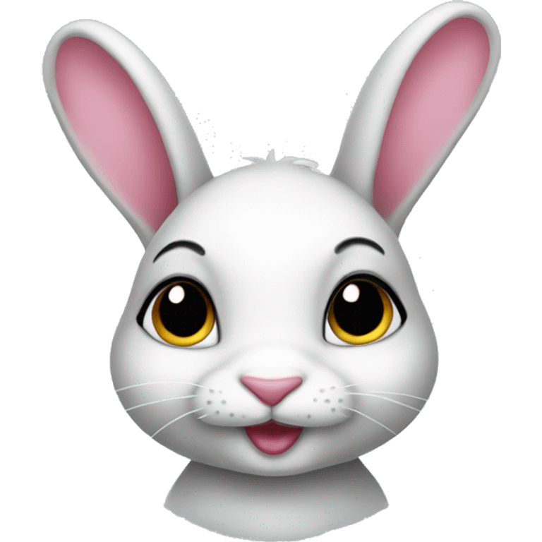 Coquette rabbit  emoji