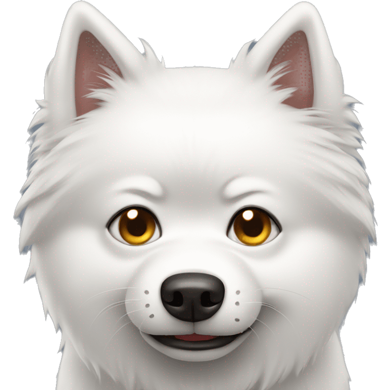 japanese spitz dog angry emoji