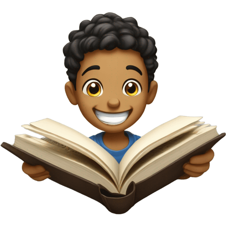 reading laughing boy emoji