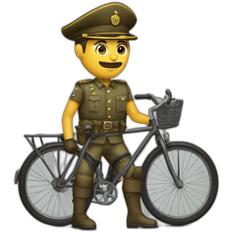 Soldado Espartano en bici emoji