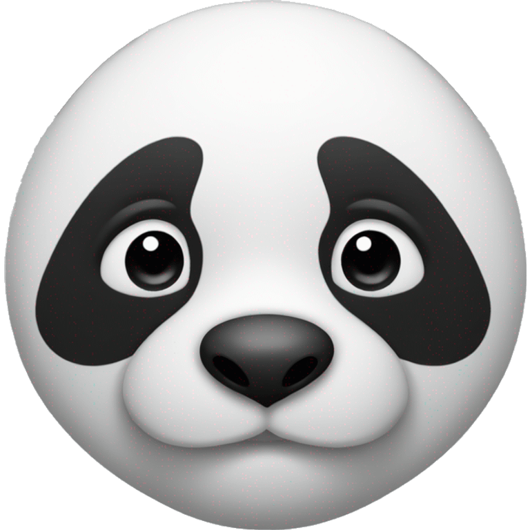 a panda with scaling law emoji