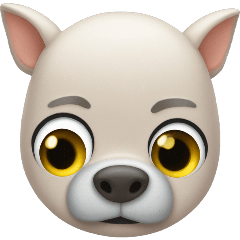 porco tapando os olhos emoji